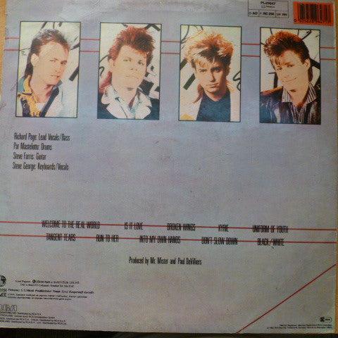 Mr. Mister : Welcome To The Real World (LP, Album)