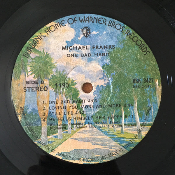 Michael Franks : One Bad Habit (LP, Album)