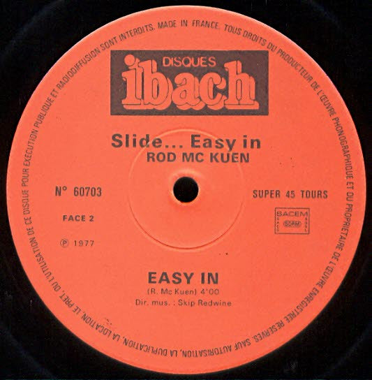 Rod McKuen : Amor, Amor / Slide... Easy In. (12")