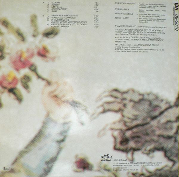 Cassiber : The Beauty And The Beast (LP, Album)