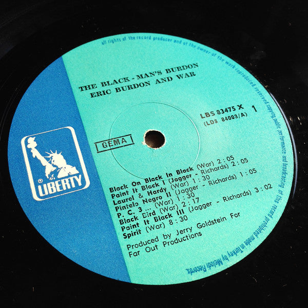 Eric Burdon & War : The Black-Man's Burdon (2xLP, Album, Gat)