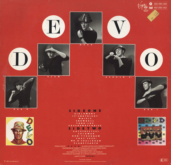 Devo : Freedom Of Choice (LP, Album)