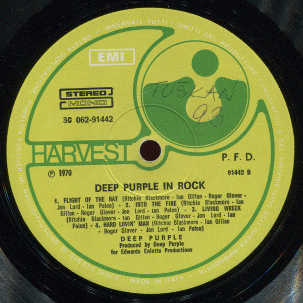 Deep Purple : In Rock (LP, Album)