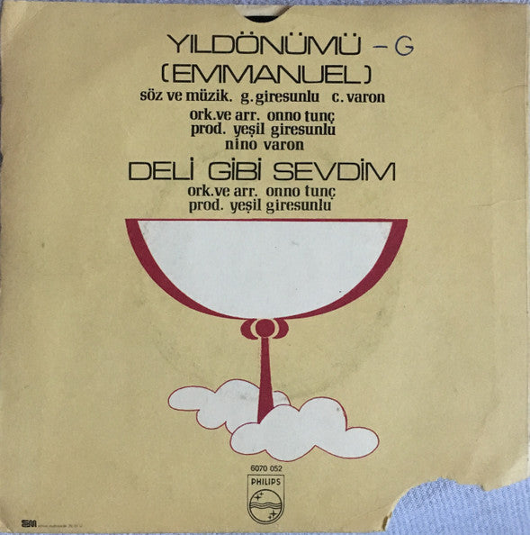 Tanju Okan : Deli Gibi Sevdim / Yıldönümü (Emmanuel)   (7", Single)