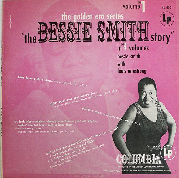 Bessie Smith With Louis Armstrong : The Bessie Smith Story - Vol.1 (LP, Comp, Mono, RE, RP)