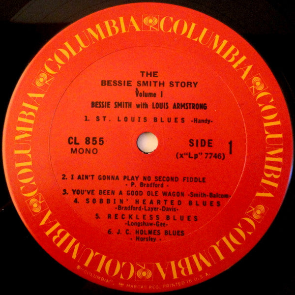 Bessie Smith With Louis Armstrong : The Bessie Smith Story - Vol.1 (LP, Comp, Mono, RE, RP)