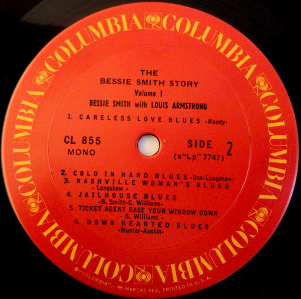 Bessie Smith With Louis Armstrong : The Bessie Smith Story - Vol.1 (LP, Comp, Mono, RE, RP)