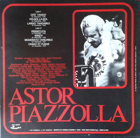 Astor Piazzolla & Grande Orchestra D'Archi : Persecuta (LP, Album)