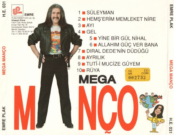 Barış Manço : Mega Manço (CD, Album)