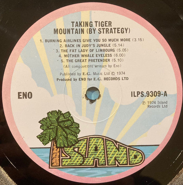 Brian Eno : Taking Tiger Mountain (By Strategy) (LP, Album, Gat)