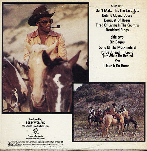 Bobby Womack : BW Goes C & W (LP, Album, Ter)