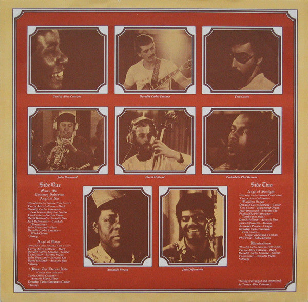 Carlos Santana & Alice Coltrane : Illuminations (LP, Album)