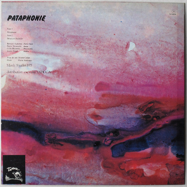 Pataphonie : Pataphonie (LP, RE)