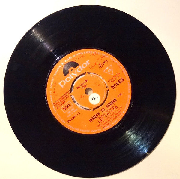 Joe Cocker : Woman To Woman (7")