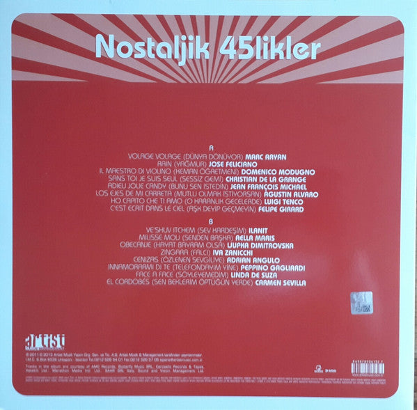 Various : Nostaljik 45likler (LP, Comp)