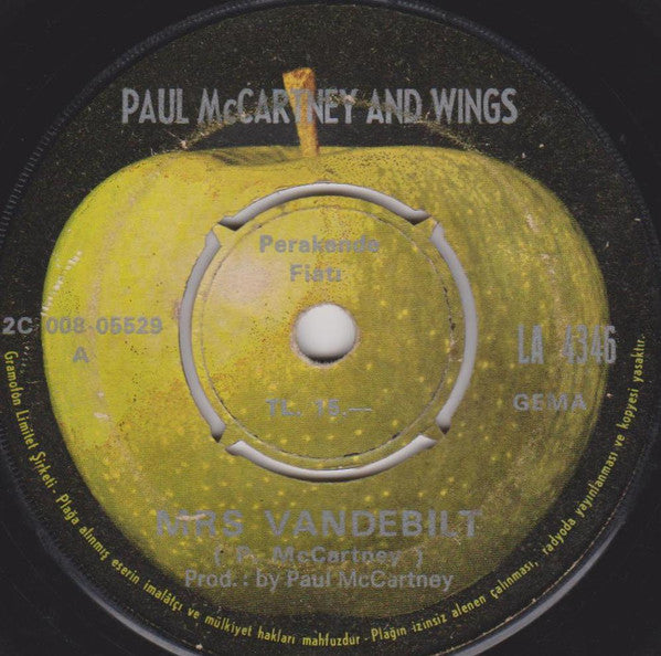 Wings (2) : Mrs. Vandebilt (7", Single)