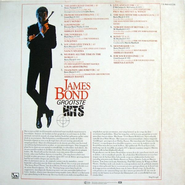 Various : James Bond Grootste Hits (LP, Comp)