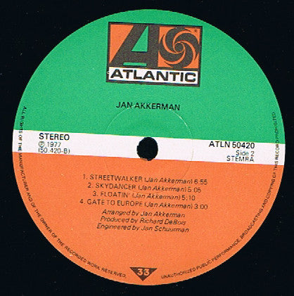Jan Akkerman : Jan Akkerman (LP, Album)