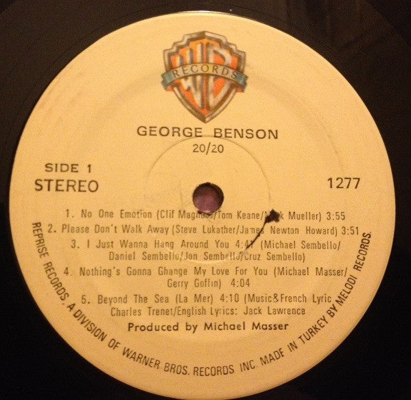 George Benson : 20/20 (LP, Album)