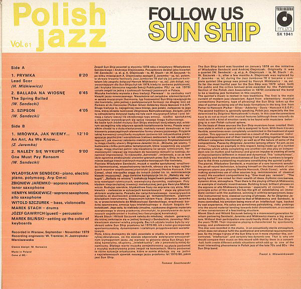 Sun Ship : Follow Us (LP, Album, Red)
