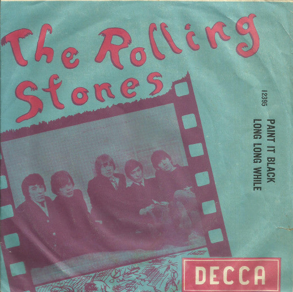 The Rolling Stones : Paint It Black / Long Long While (7", Single)