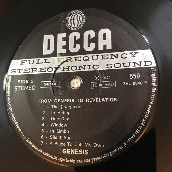 Genesis : In The Beginning (LP, Album, RE)