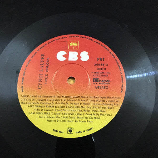 Cyndi Lauper : True Colors (LP, Album)