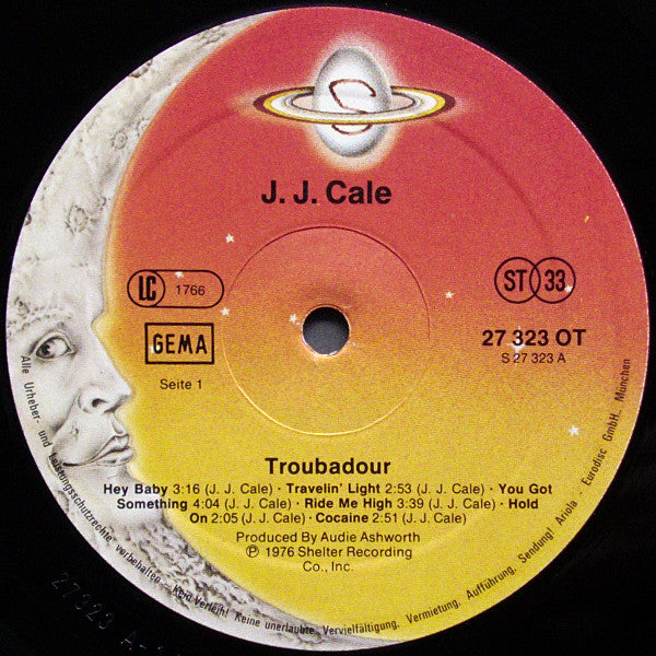 J.J. Cale : Troubadour (LP, Album)