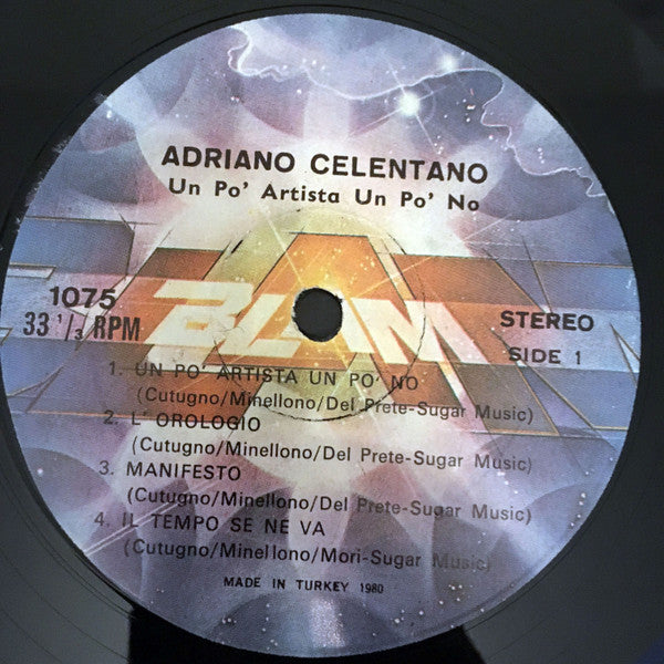 Adriano Celentano : Un Po' Artista Un Po' No (LP, Album)