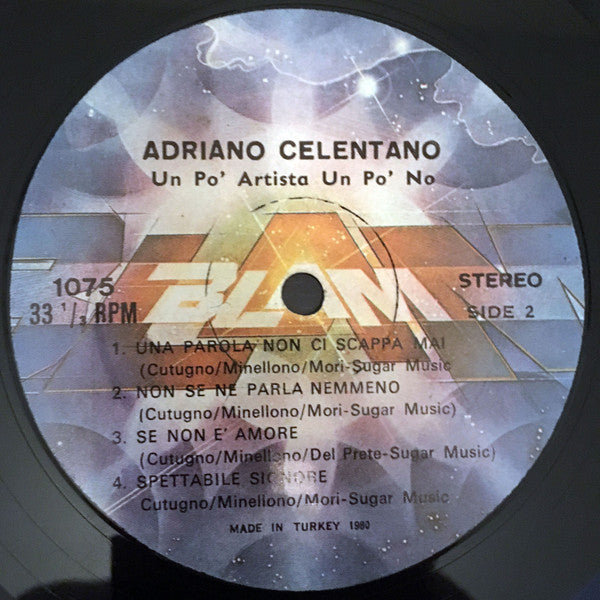 Adriano Celentano : Un Po' Artista Un Po' No (LP, Album)