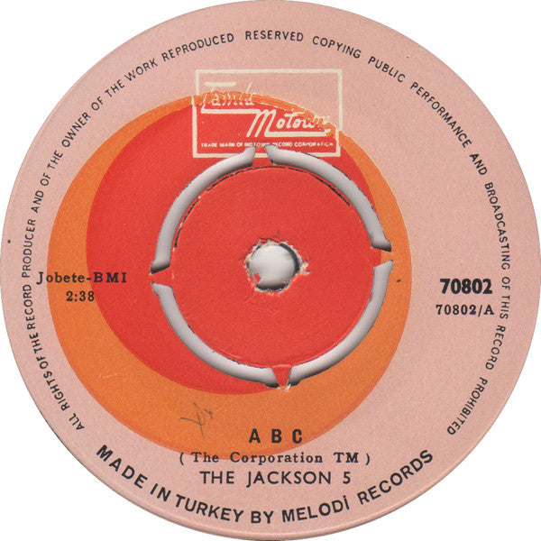 The Jackson 5 : ABC (7", Single)