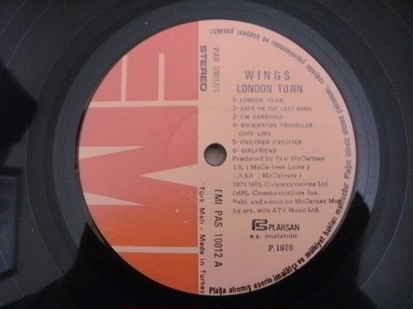 Wings (2) : London Town (LP, Album)