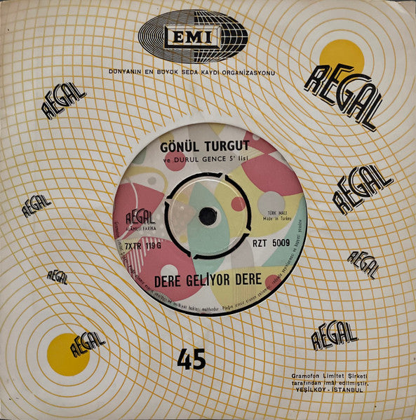 Gönül Turgut : Dere Geliyor Dere (7", Single)