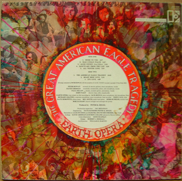 Earth Opera : The Great American Eagle Tragedy (LP, Album)