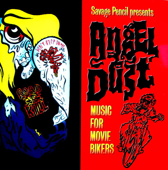 Savage Pencil - Angel Dust (Music For Movie Bikers) (LP, Comp, Mono, P/Mixed, Pic)