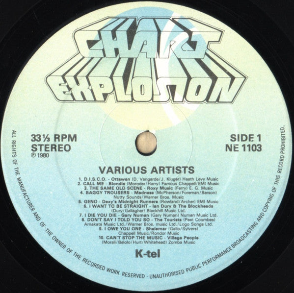 Various : Chart Explosion (LP, Comp, CBS)