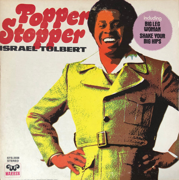 Israel Tolbert : Popper Stopper (LP, Album, Promo)