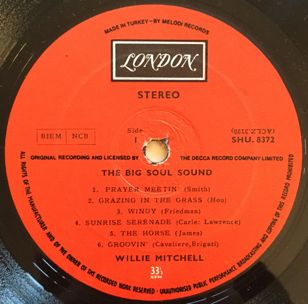 Willie Mitchell : Solid Soul (The Big Soul Sound) (LP, Album)