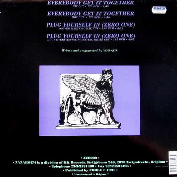 Yoo-Ko : Everybody Get It Together / Plug Yourself In (Zero One) (12")