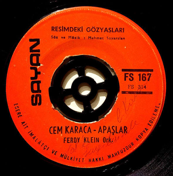 Cem Karaca - Apaşlar : Resimdeki Gözyaşları / Emrah (7", Single)