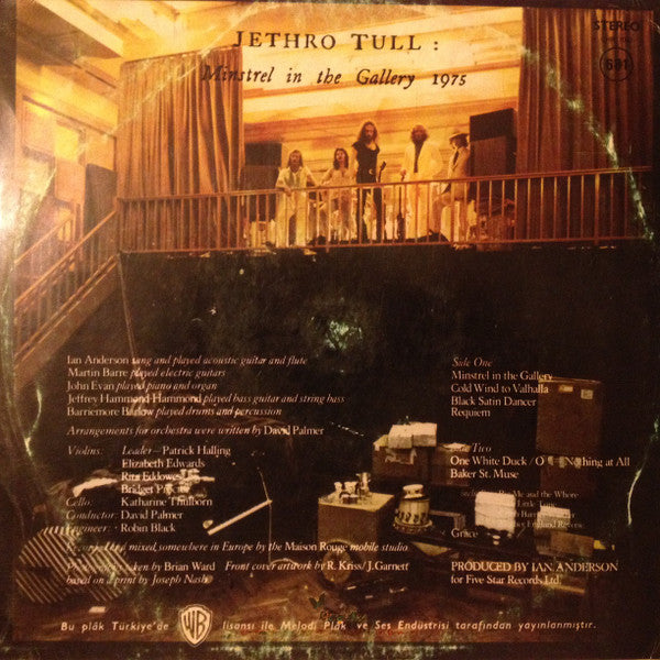 Jethro Tull : Minstrel In The Gallery (LP, Album)