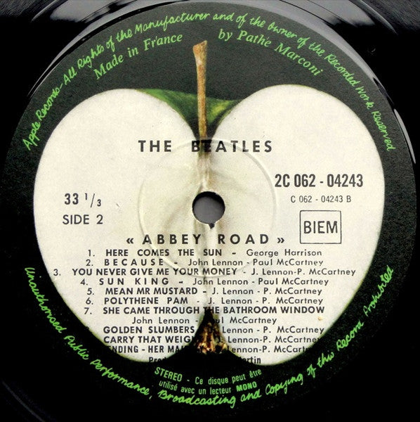 The Beatles : Abbey Road (LP, Album, RP)