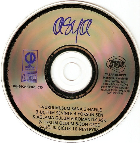 Asya (2) : Asya (CD, Album)