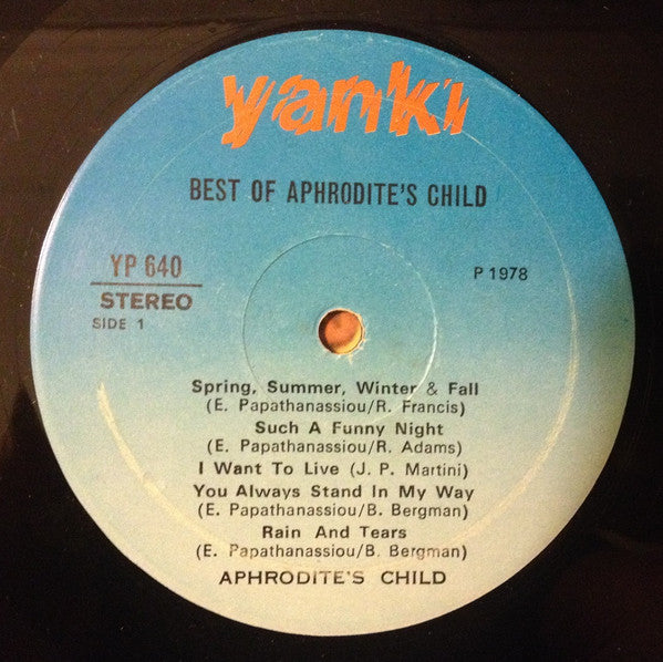Aphrodite's Child : Best Of Aphrodite's Child (LP, Comp)