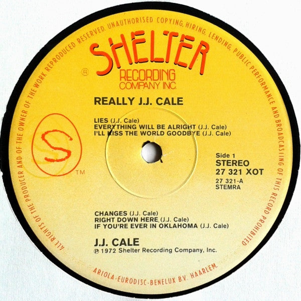 J.J. Cale : Really (LP, Album, RE)
