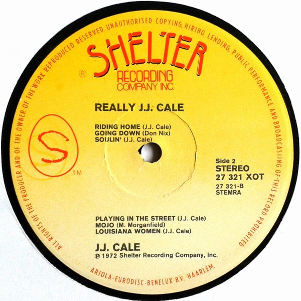 J.J. Cale : Really (LP, Album, RE)
