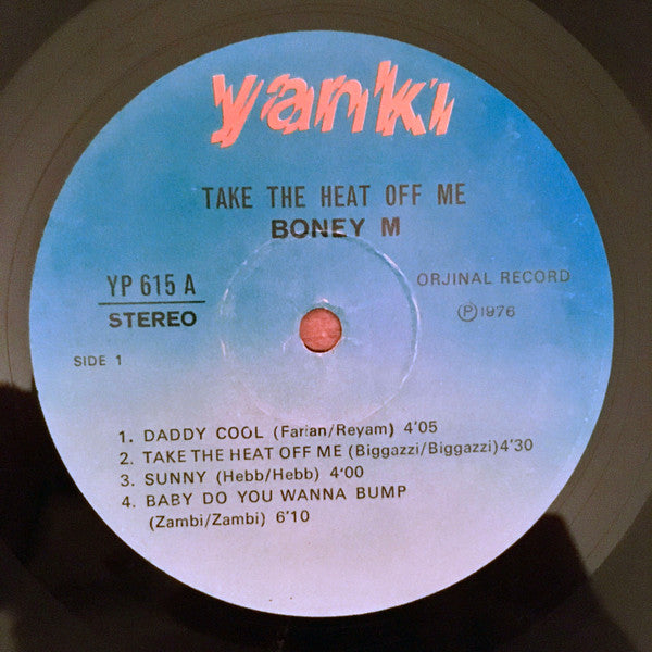 Boney M. : Take The Heat Off Me (LP, Album)