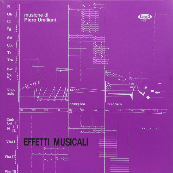 Piero Umiliani : Effetti Musicali (LP, Ltd, RE)