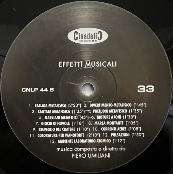 Piero Umiliani : Effetti Musicali (LP, Ltd, RE)