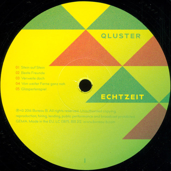 Qluster : Echtzeit (LP + CD, Album)